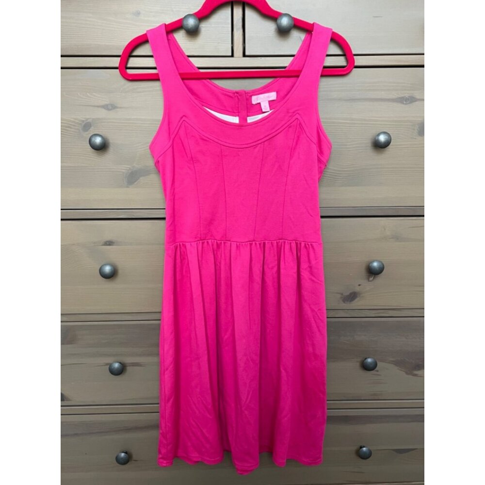 EUC Lilly Pulitzer Agatha Structured Fit & Flare/Skater Dress Size M
